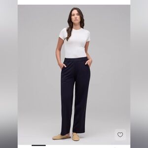 Unbound Merino - Women’s Lightweight Travel Pants - Navy - Size M